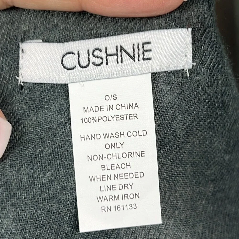 Cushnie Womens Carlie Scarf One‎ Size Ombre 44X74 Polyester NWT